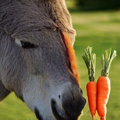 The donkey vegetable sculptor